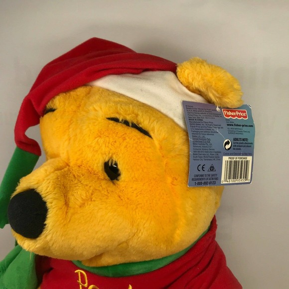 Vintage Disney 2002 Special Edition Winnie the Pooh Christmas Santa - 26" - Picture 6 of 10
